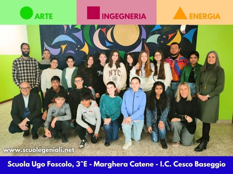 Progetto Scuola Ugo Foscolo di Marghera Catene 💡 Nave fotovoltaica street art caricabatterie&nbsp;smartphone