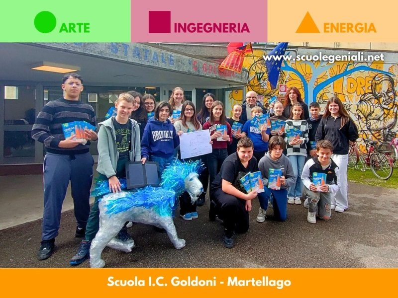 Leone di Venezia fotovoltaico 💡 Progetto Scuola Goldoni di&nbsp;Martellago