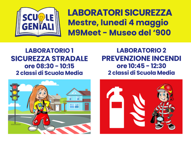 ISCRIZIONI Laboratori Sicurezza Stradale e Prevenzione&nbsp;Incendi